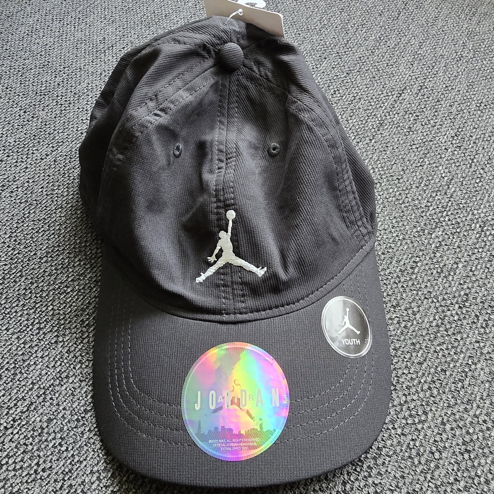 Jordan Youth Black Cap with Iconic Logo